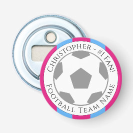 Ditt namn plus fotbollsteamet Namn Flasköppnare