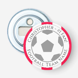 Ditt namn plus fotbollsteamet Namn Flasköppnare