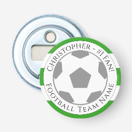 Ditt namn plus fotbollsteamet Namn Flasköppnare