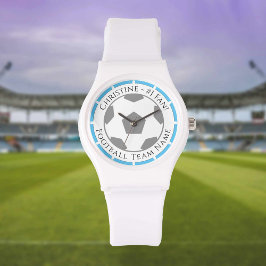 Ditt namn plus fotbollsteamet Namn Watch Armbandsur