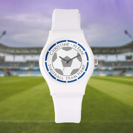 Ditt namn plus fotbollsteamet Namn Watch Armbandsur