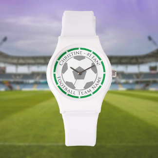 Ditt namn plus fotbollsteamet Namn Watch Armbandsur