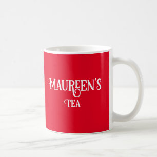 Ditt namn Red Tea eller Coffee Mugg