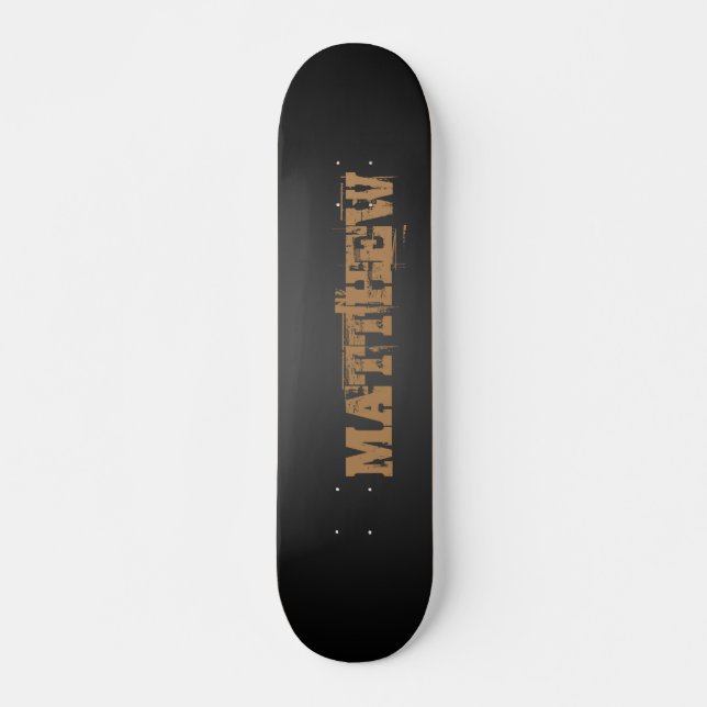 Ditt namn skateboard bräda 20 cm (Framsida)