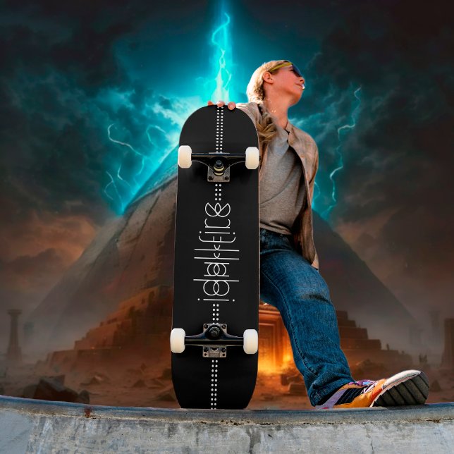 Ditt namn som Alien Glyph Mini Skateboard Bräda 18,5 Cm (Skapare uppladdad)