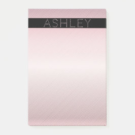 Ditt namn | Thin Ro Ombre & White Rand Post-it Block