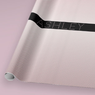 Ditt namn   Thin Ro Ombre & White Rand Presentpapper