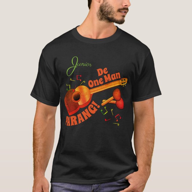 (Ditt namn-valfritt) En Man Parang T Shirt (Framsida)