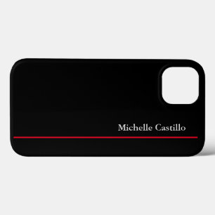Ditt namn - vanlig Professionell Modern Black Red