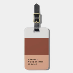 Ditt namngivna Trendig Modern Minimalist Bagagebricka