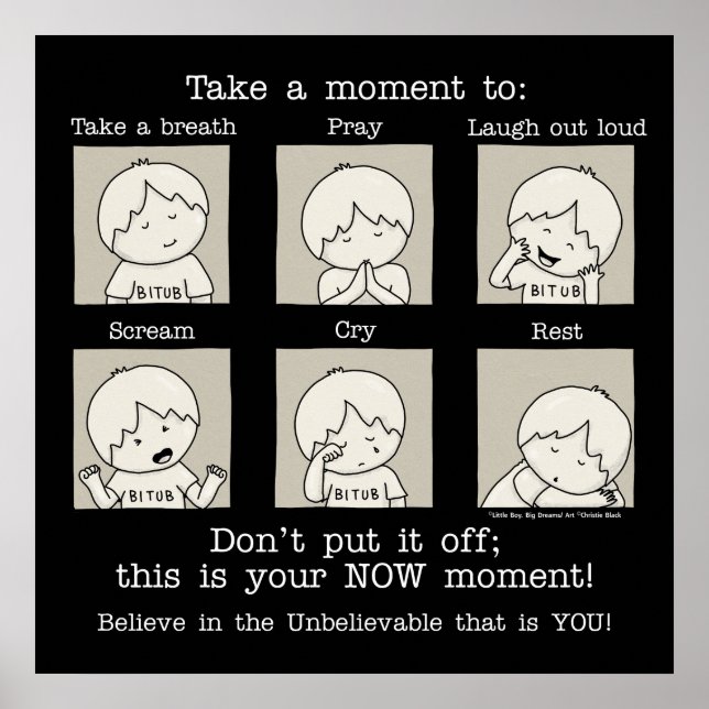 Ditt NU-ögonblick Poster (Framsidan)