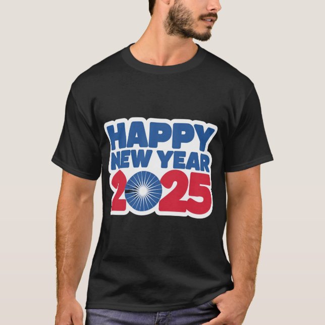 Ditt nya år 2025-besök i Manar Basic-Shirts T Shirt (Framsida)