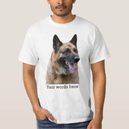 Ditt ord och en nära tysk Shepherd Hund T Shirt