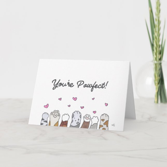 Ditt pawfect-kort tack kort (Framsida)