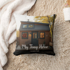 Ditt personliga Tiny Home-monogramnamn Kudde