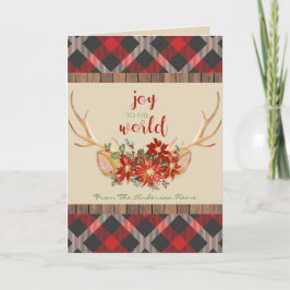 DITT PHOTO Play Woodland Antlers jul Helgkort