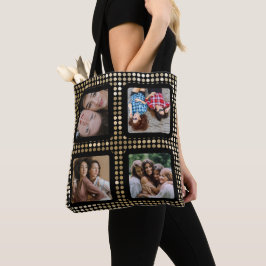 DITT PHOTOS anpassningsbar-kollage-mall tote bags Tygkasse