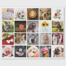 DITT PHOTOS-anpassningsbar, papper radbrytning Presentpapper