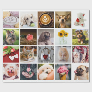 DITT PHOTOS-anpassningsbar, papper radbrytning Presentpapper