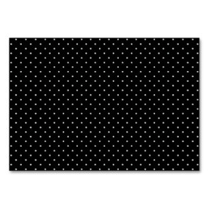 Ditt Polka dots Färg på Svart klickar på Anpassa Bordsnummer