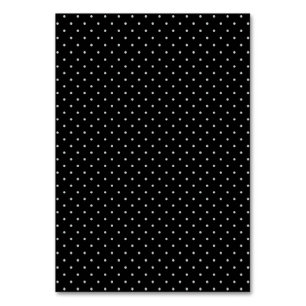 Ditt Polka dots Färg på Svart klickar på Anpassa Bordsnummer