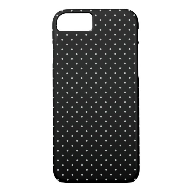Ditt Polka dots Färg på Svart klickar på Anpassa Case-Mate iPhone Skal (Baksida)