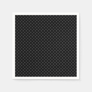 Ditt Polka dots Färg på Svart klickar på Anpassa Pappersservett