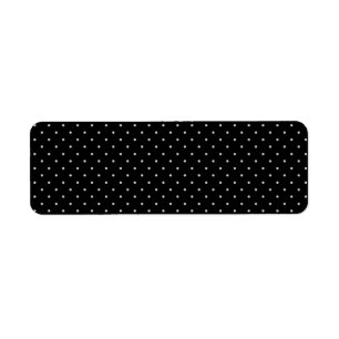 Ditt Polka dots Färg på Svart klickar på Anpassa Returadress Etikett