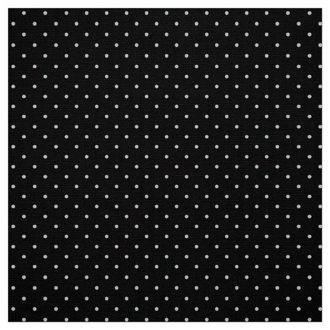 Ditt Polka dots Färg på Svart klickar på Anpassa Tyg (Provkarta)