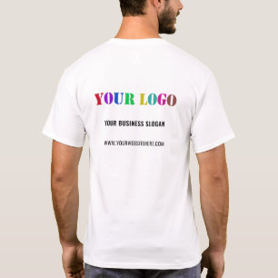 Ditt PR-företag T-shirt med Logotyp och text