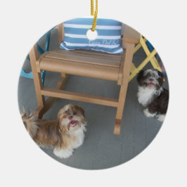 Ditt prydnadsföremål julgransprydnad keramik