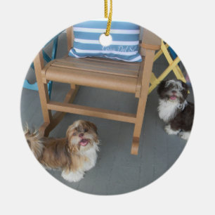 Ditt prydnadsföremål julgransprydnad keramik