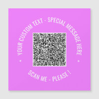 Ditt QR-kodskanningsinformationstext Magnetiskt hä