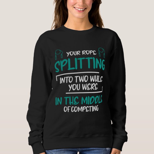 Ditt rep delas upp i två övningar Hopprep T Shirt (Framsida)
