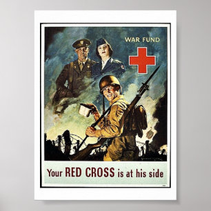 Ditt Röda kor är på hans sida Poster