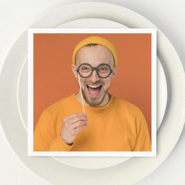 Ditt roliga fotot Selfieuppladdning Pappersservett (Skapare uppladdad)