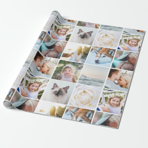 Ditt rutnät för foto-Anpassningsbar Presentpapper