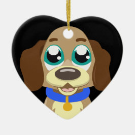 Ditt sällskapsdjur julgransprydnad keramik