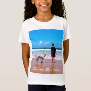 Ditt sällskapsfoto-barn T-Shirt med Anpassningsbar