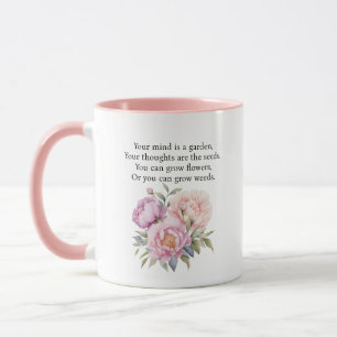Ditt sinne är en Garden-inspirationsoffert Mugg