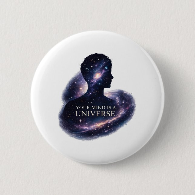 Ditt sinne är ett universum knapp (Framsida)