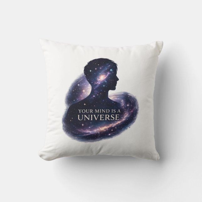 Ditt sinne är ett universum kudde (Framsida)