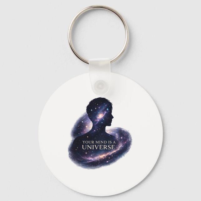 Ditt sinne är ett universum nyckelring (Framsida)