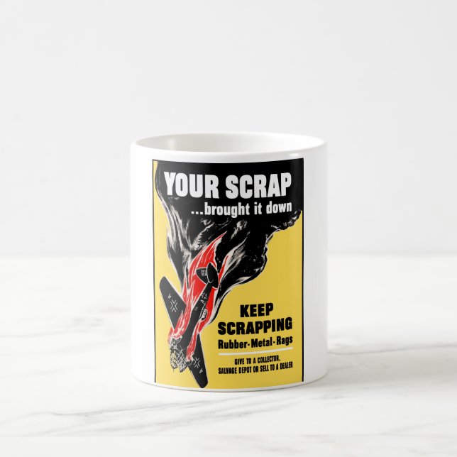 Ditt skrota kom med det besegrar kaffemugg (Center)