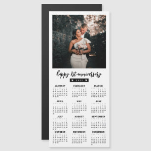 Ditt SMS 2023 Retro Photo Ram Calendar Magnet
