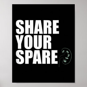 Ditt spontana njurorgandonatorns donatortransplant poster
