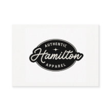 Ditt svarta och vita kundtjänstkort för Logotyp