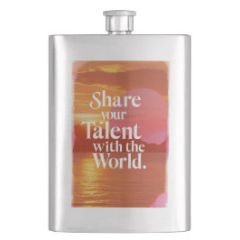 ditt tal med världen fickplunta