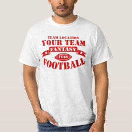 DITT TEAM FANTASY FOOTBALL BOLL ÅR T-SHIRT