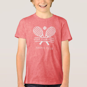 Ditt tennisklubbnamn lagspelare anpassad t shirt